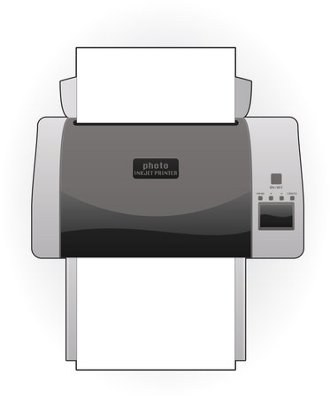 Home Color Photo InkJet Printer Top View