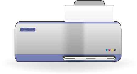 Home Color Photo InkJet Printer Front View