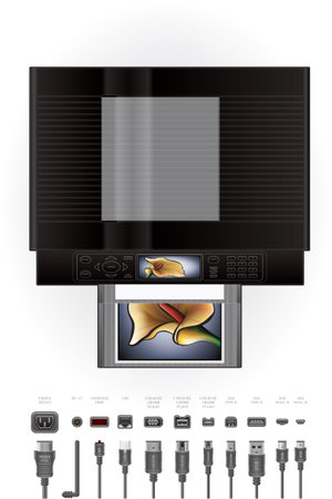 Office Color InkJet Printer/Photocopierのイラスト素材