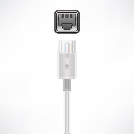LAN plug socket
