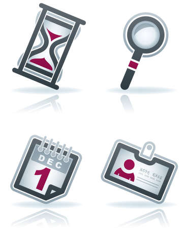 Office Supply Icons Setのイラスト素材