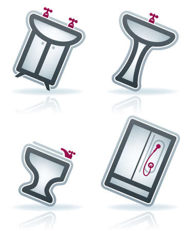 Bathroom Utensilsのイラスト素材