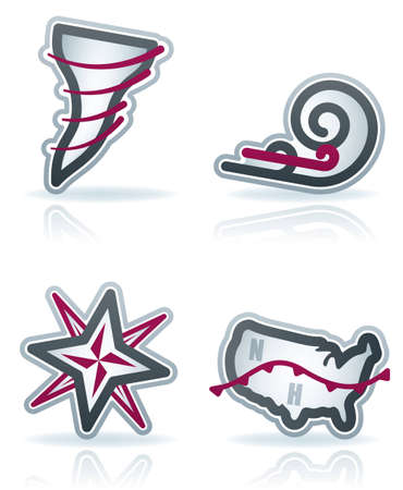 Weather Icons Setのイラスト素材