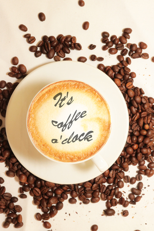 Coffee drink cup espressoo aroma caffeine hot, it`s coffee watching, I Love Coffe, Good Morning, people drink coffeeの写真素材