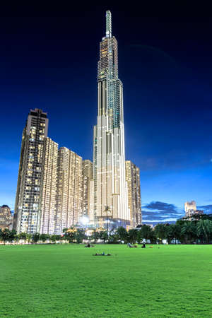 Landscape photo: Park Landmark 81 tower (Viet Nam)の写真素材