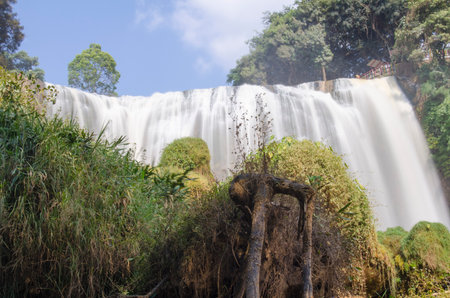 This is a set of pictures of waterfall scenery, taken in Da Lat city, Lam Dong province. The set of photos were taken on February 14, 2021. Content: Elephant waterfallの写真素材
