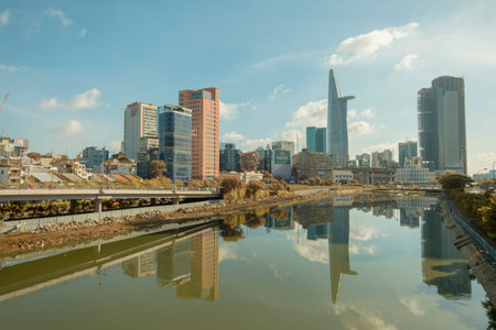 Time: July 01, 2021. Location:Viet Nam. Content: Through infrared light, the author noticed that the scene had an interesting color change.のeditorial素材