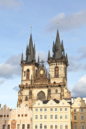Tyn church in Pragueの写真素材