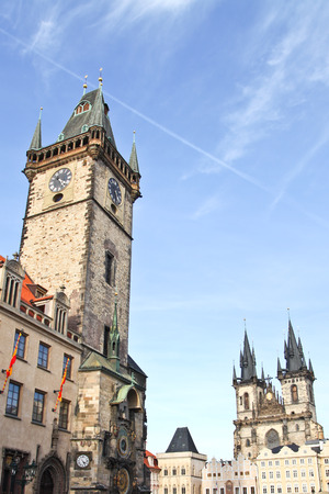 Prague old town squareの写真素材