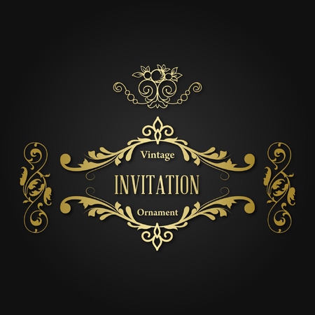 Vintage Ornament Vector Designのイラスト素材
