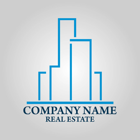 Real Estate, Architecture and Construction Vector Logo Designのイラスト素材