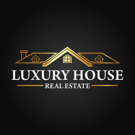 Real Estate, Building and Investment Vector Logo Designのイラスト素材
