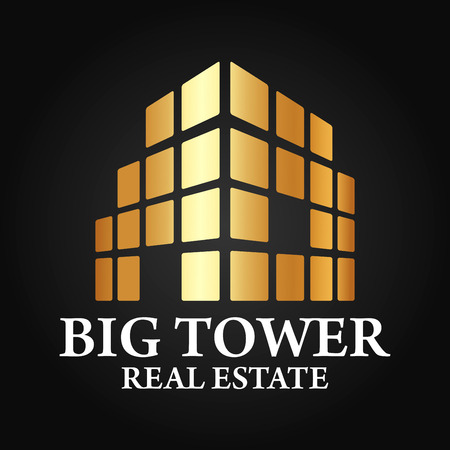 Real Estate, Building and Construction Vector Logo Designのイラスト素材