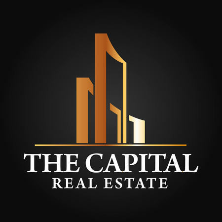 Real Estate, Building and Construction Vector Logo Designのイラスト素材