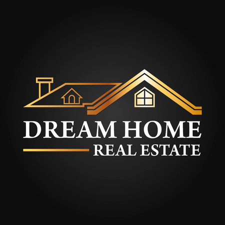 Real Estate, Building and Construction Vector Logo Designのイラスト素材