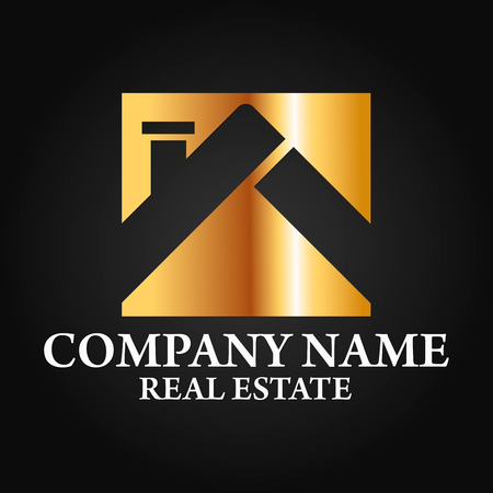 Real Estate, Building and Construction Vector Logo Designのイラスト素材