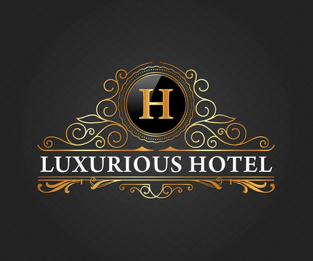 Luxury, Royal and Elegant Emblemのイラスト素材