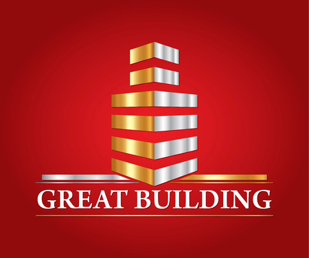 Real Estate, Building, Construction and Architecture Designのイラスト素材