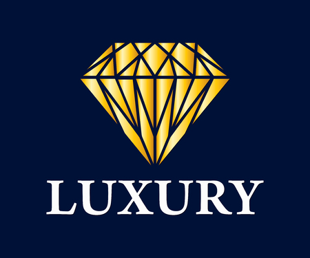 Luxury, Royal and Elegant Vector Logo Design, Beautiful Template.のイラスト素材