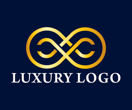 Luxury, Royal and Elegant Vector Logo Design, Beautiful Template Eps 10のイラスト素材