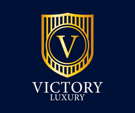 Luxury, Royal and Elegant Vector Logo Design, Beautiful Template Eps 10のイラスト素材