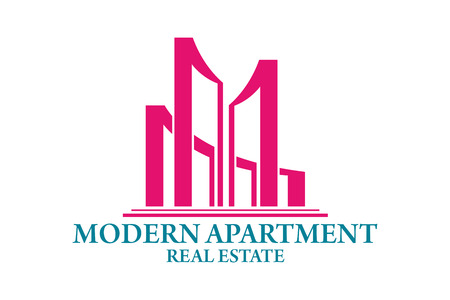 Real Estate, Building, House, Construction and Architecture Vector Designのイラスト素材