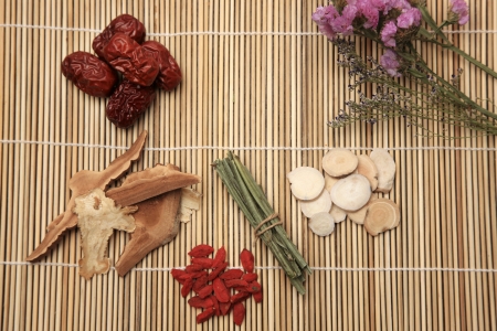Chinese herbal medicineの写真素材