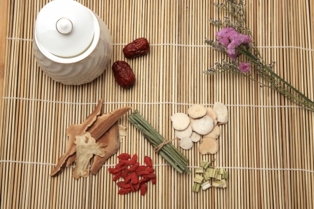 Chinese herbal medicineの写真素材