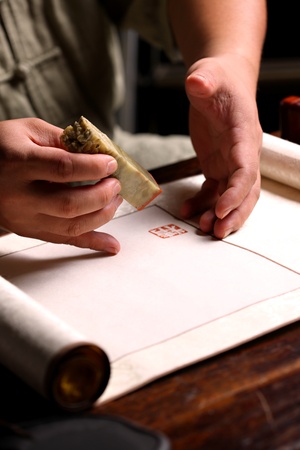 Chinese sealのeditorial素材