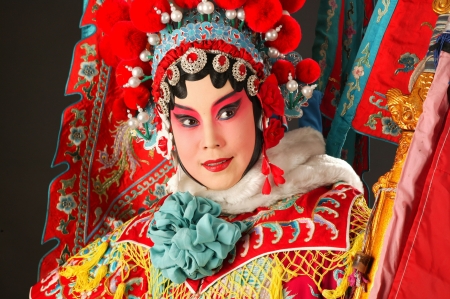A shot of beijing operaの写真素材