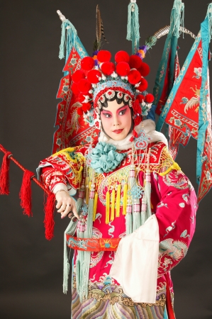 A shot of beijing operaの写真素材