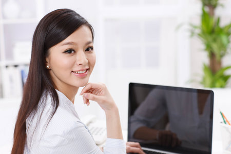 A beautiful businnes womanの写真素材