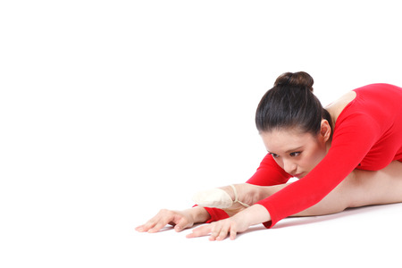 female gymnastsの写真素材