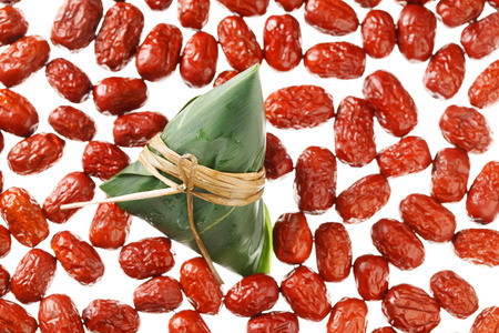 Zongzi and jujubeの写真素材