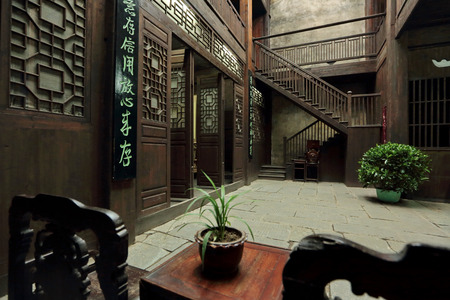 Hunan province Hongjiang interior roomのeditorial素材