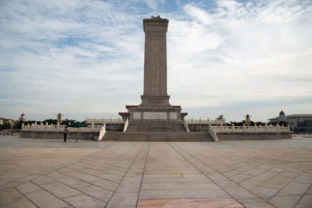 Monument to the people's heroes of Beijingのeditorial素材
