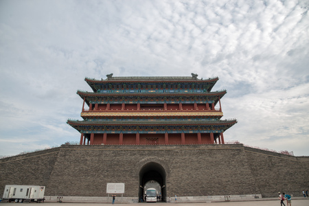 Beijing front gate towerのeditorial素材
