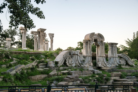 Beijing Old Summer Palace Parkのeditorial素材