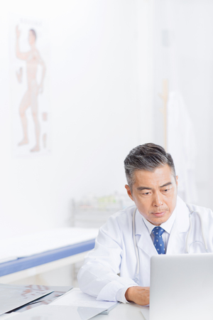 In the work of a doctorの写真素材