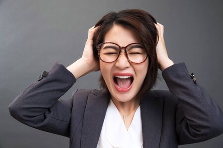 Distress of young womenの写真素材