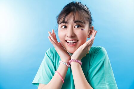 A lovely young womanの写真素材