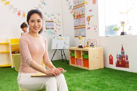 Kindergarten teacherの写真素材