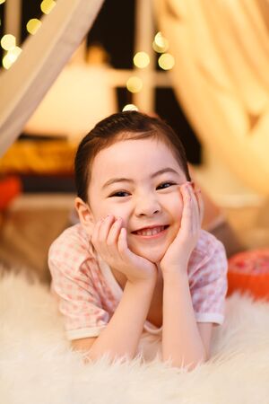 Cute little girlの写真素材