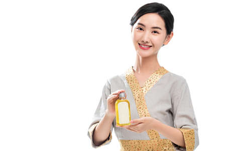 Youth beauty at the hairdresserの写真素材