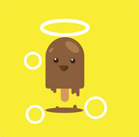 Ice cream vector illustration backgroundのイラスト素材