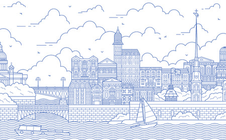 saint-petersburgのイラスト素材