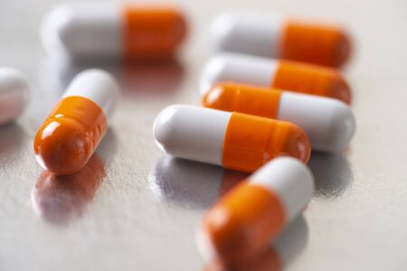 Drug prescription for treatment medication.の写真素材