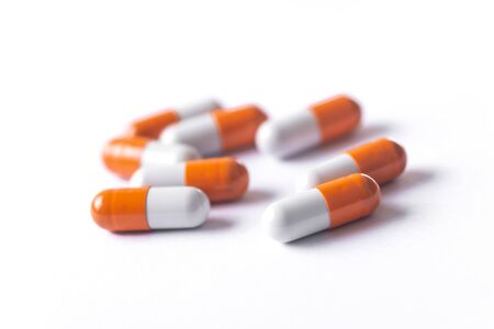 Drug prescription for treatment medication.の写真素材