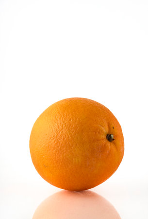 Orange fruit isolated on a white background. Clipping path included.