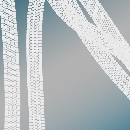 car tire tracks in the snowのイラスト素材
